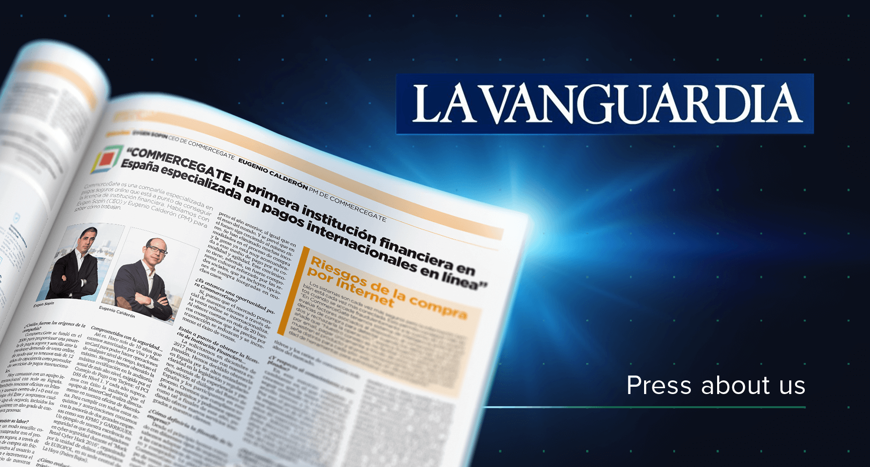 2018 Press about us La Vanguardia - CommerceGate.com